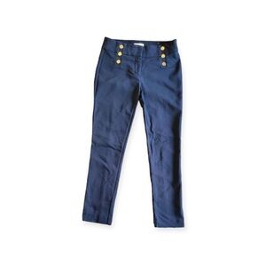 LOFT Outlet modern skinny ankle pants blue small size 2